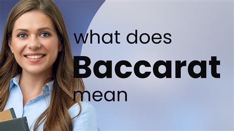 baccarat|baccarat meaning.